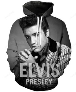 Elvis Presley Style 9 3D Hoodie Zip Hoodie
