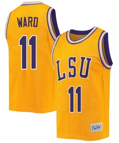 Emily Ward 11 LSU Tigers 2023 NCAA Basketball Jersey Retro- Gold