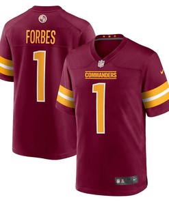 Emmanuel Forbes Washington Commanders 2023 NFL Draft First Round Pick Game Jersey