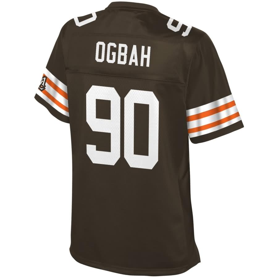 Emmanuel Ogbah Cleveland Browns Nfl Pro Line Womens Historic Logo Player Jersey - Brown