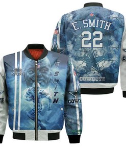 Emmitt Smith 22 Dallas Cowboys 3D Bomber Jacket Model 2066