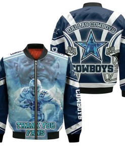 Emmitt Smith #22 Dallas Cowboys Nfc East Division Champions Super Bowl 2021 Thank You Fans Bomber Jacket Model 2062