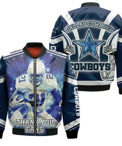 Emmitt Smith #22 Dallas Cowboys Super Bowl 2021 Nfc East Division Bomber Jacket Model 2064