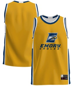 Emory Eagles Basketball Jersey - Gold Ncaa