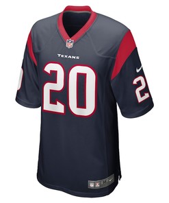 Eno Benjamin 20 Houston Texans Game Player Jersey - Navy