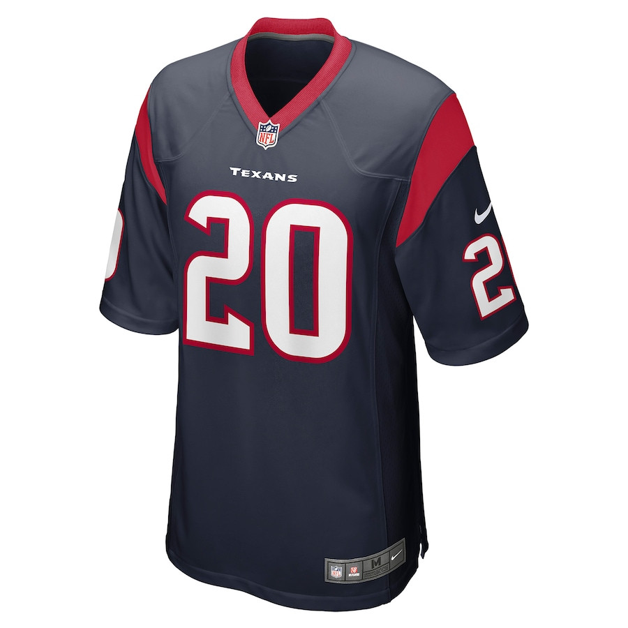 Eno Benjamin 20 Houston Texans Game Player Jersey - Navy
