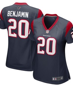 Eno Benjamin 20 Houston Texans Women's Game Player Jersey - Navy