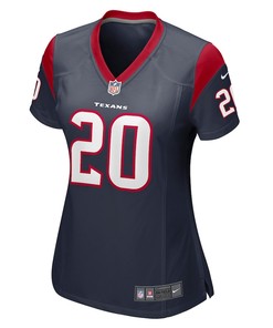 Eno Benjamin 20 Houston Texans Women's Game Player Jersey - Navy