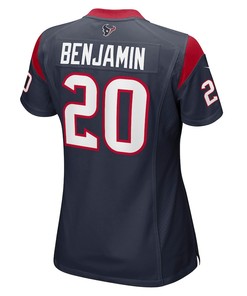 Eno Benjamin 20 Houston Texans Women's Game Player Jersey - Navy