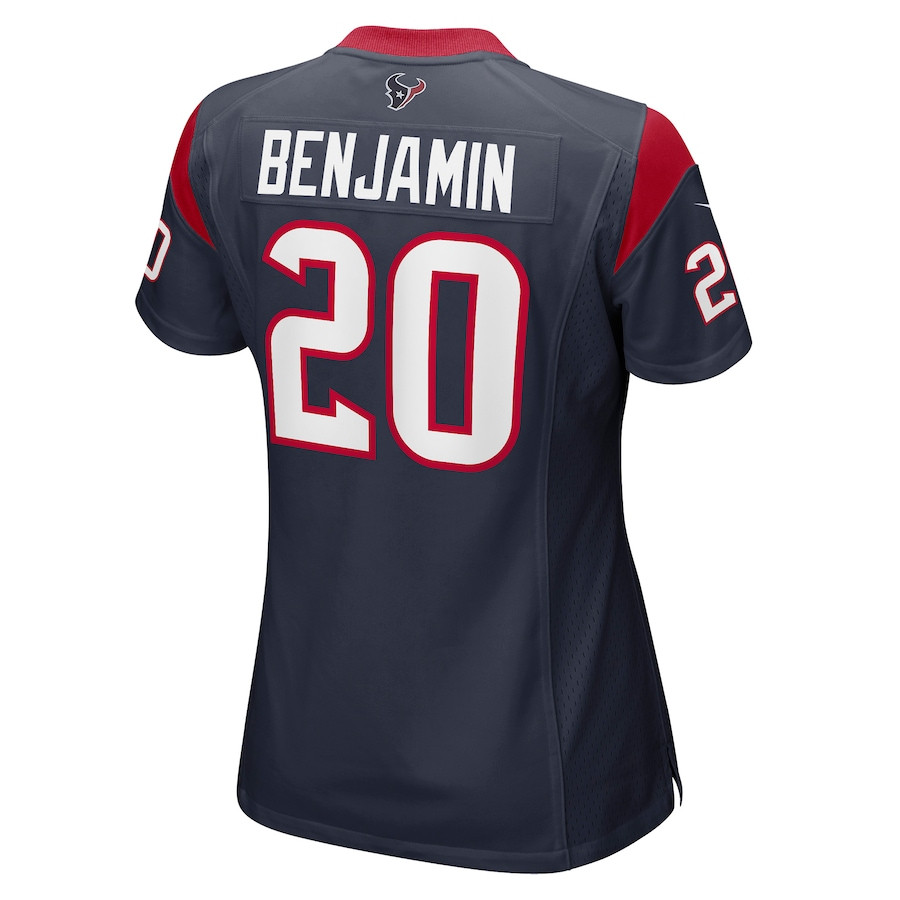 Eno Benjamin 20 Houston Texans Women's Game Player Jersey - Navy