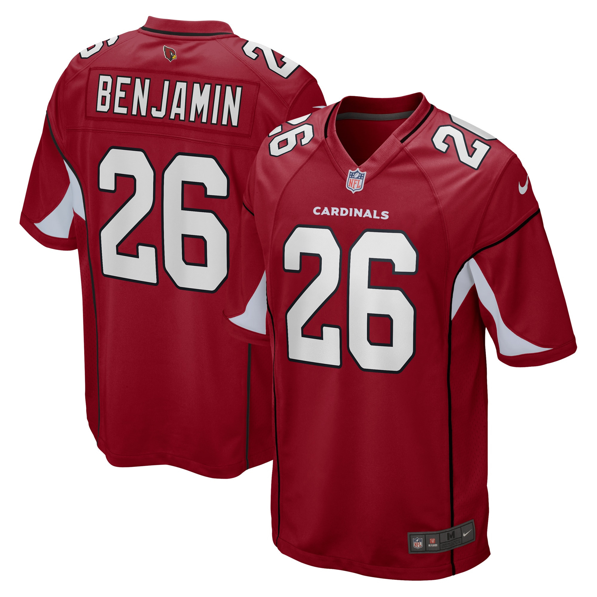 Eno Benjamin Arizona Cardinals Game Jersey - Cardinal Nfl