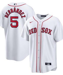 Enrique Hernandez 5 Boston Red Sox Home Men Jersey - White
