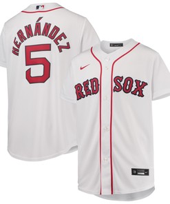 Enrique Hernandez Boston Red Sox Home Replica Player Jersey - White Mlb