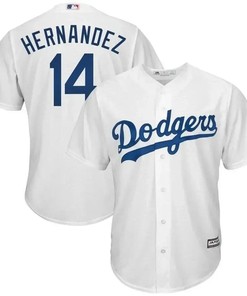 Enrique Hernandez Los Angeles Dodgers Cool Base Home Player Jersey - White