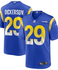 Eric Dickerson Los Angeles Rams Game Retired Player Jersey - Royal Nfl