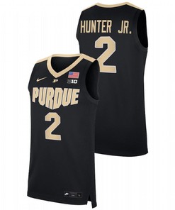 Eric Hunter Jr. 2 Purdue Boilermakers 2023 College Basketball Men Jersey - Black