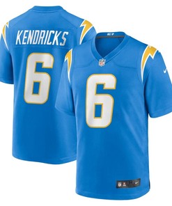 Eric Kendricks 6 Los Angeles Chargers Men Game Jersey - Powder Blue