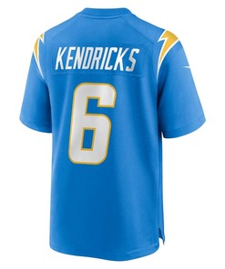 Eric Kendricks 6 Los Angeles Chargers Men Game Jersey - Powder Blue