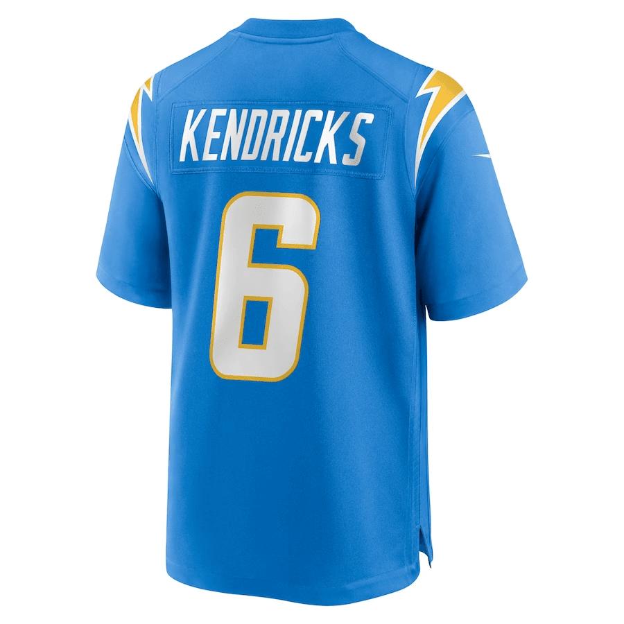 Eric Kendricks 6 Los Angeles Chargers Men Game Jersey - Powder Blue