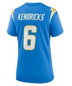 Eric Kendricks 6 Los Angeles Chargers Women Game Jersey - Powder Blue