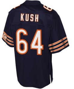 Eric Kush Chicago Bears Nfl Pro Line Player Jersey - Navy