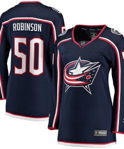 Eric Robinson Columbus Blue Jackets Fanatics Branded Womens Home Breakaway Player Jersey - Navy Nhl