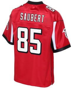 Eric Saubert Atlanta Falcons Nfl Pro Line Team Color Player Jersey - Red