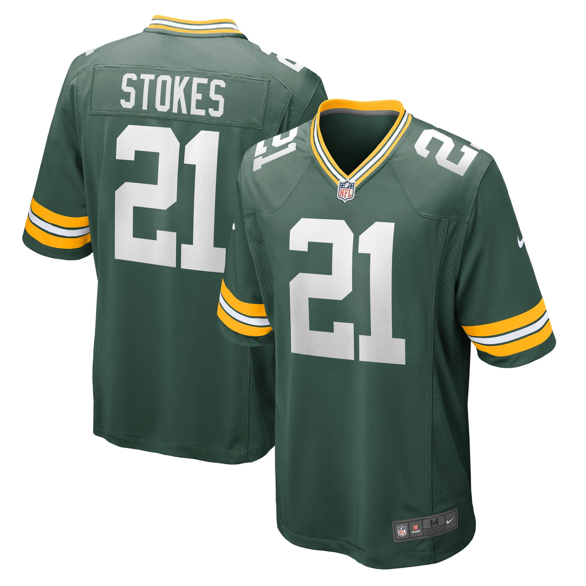 Eric Stokes Green Bay Packers Player Game Jersey - Green Nfl