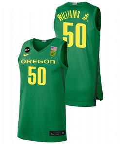 Eric Williams Jr. Oregon Ducks 2022 BLM Limited Men Jersey College Basketball Green