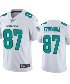 Erik Ezukanma 87 Miami Dolphins White Vapor Limited Jersey