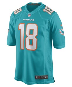 Erik Ezukanma Miami Dolphins Game Player Jersey - Aqua