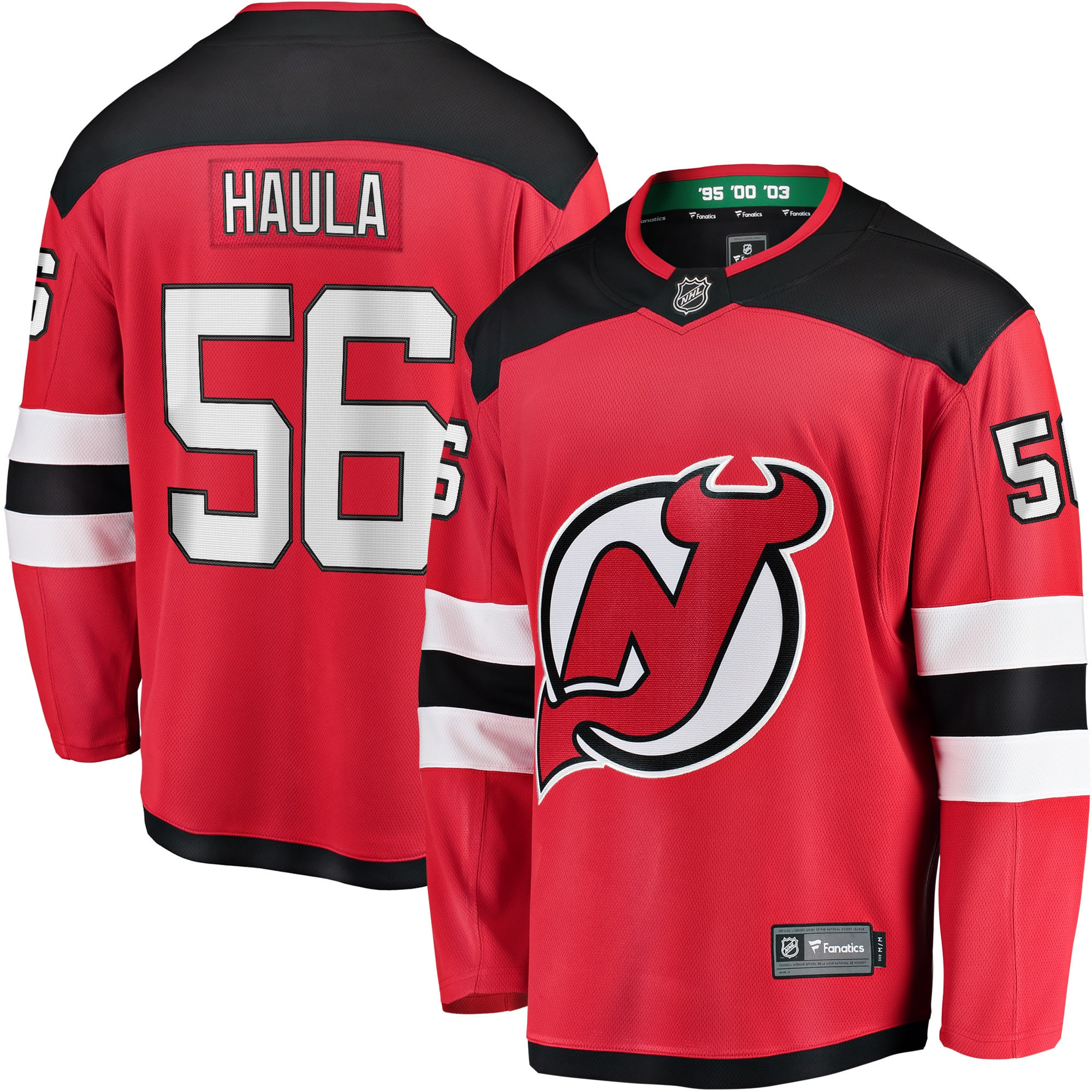 Erik Haula New Jersey Devils Fanatics Branded Home Breakaway Player Jersey - Red Nhl