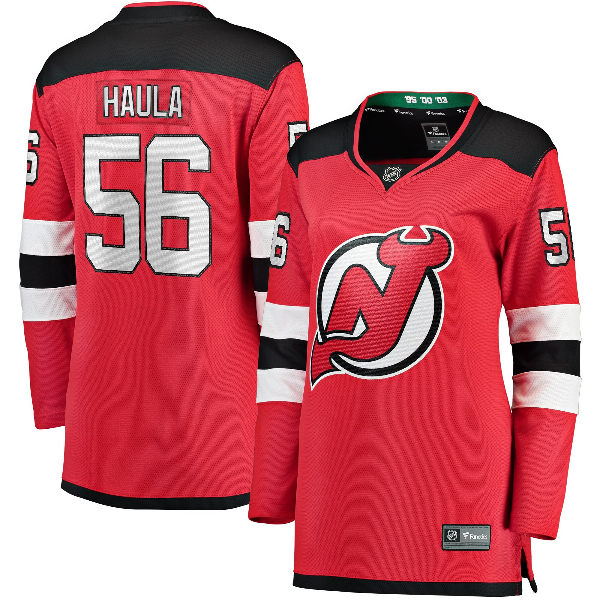 Erik Haula New Jersey Devils Fanatics Branded Womens Home Breakaway Player Jersey - Red Nhl