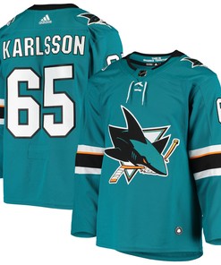 Erik Karlsson San Jose Sharks Adidas Home Authentic Player Jersey - Teal Nhl