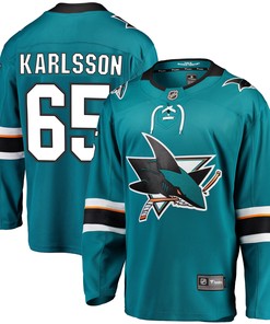 Erik Karlsson San Jose Sharks Fanatics Branded Home Premier Breakaway Player Jersey - Teal Nhl