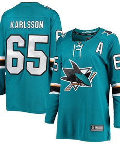 Erik Karlsson San Jose Sharks Fanatics Branded Womens Breakaway Home Team Player Jersey - Teal Nhl