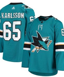 Erik Karlsson San Jose Sharks Fanatics Branded Womens Breakaway Home Team Player Jersey - Teal Nhl A4