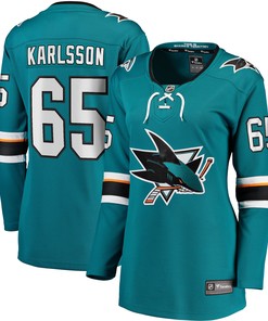 Erik Karlsson San Jose Sharks Fanatics Branded Womens Home Premier Breakaway Player Jersey - Teal Nhl