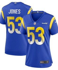 Ernest Jones Los Angeles Rams Women's Team Game Player Jersey - Royal