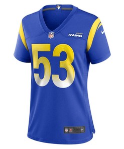 Ernest Jones Los Angeles Rams Women's Team Game Player Jersey - Royal