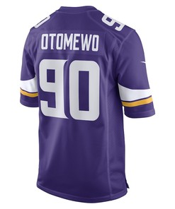 Esezi Otomewo Minnesota Vikings Game Player Jersey - Purple