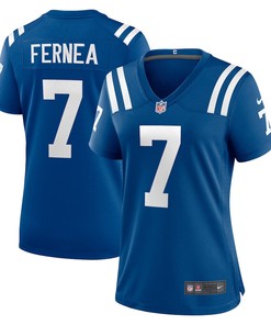 Ethan Fernea Indianapolis Colts Women's Game Player Jersey - Royal