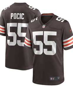 Ethan Pocic Cleveland Browns Game Jersey - Brown Nfl