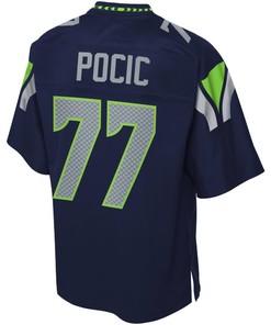 Ethan Pocic Seattle Seahawks Nfl Pro Line Youth Home Player Jersey - College Navy