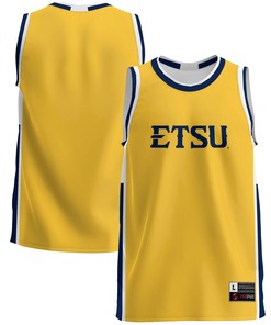 Etsu Buccaneers Basketball Jersey - Gold Ncaa