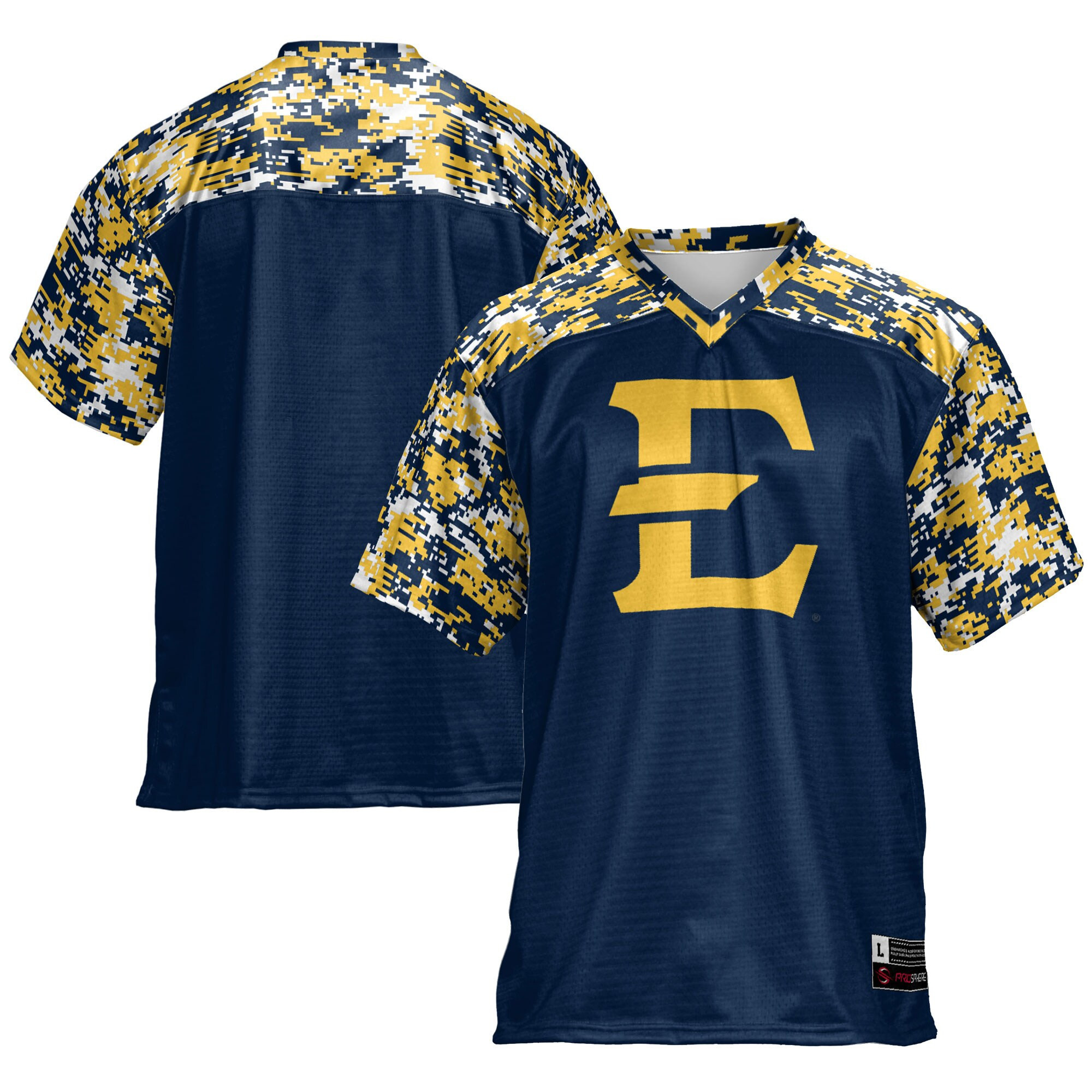 Etsu Buccaneers Football Jersey Navy Ncaa