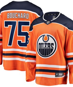 Evan Bouchard Edmonton Oilers Fanatics Branded Home Breakaway Player Jersey - Orange Nhl