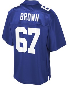 Evan Brown New York Giants Nfl Pro Line Player Jersey - Royal