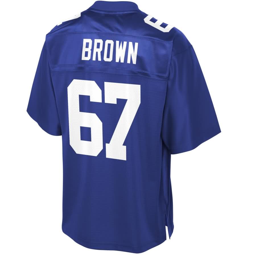 Evan Brown New York Giants Nfl Pro Line Player Jersey - Royal