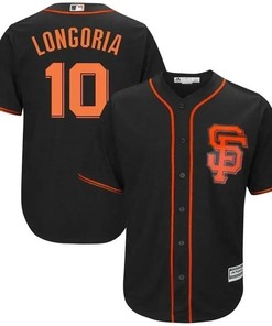 Evan Longoria San Francisco Giants Alternate Cool Base Player Jersey - Black